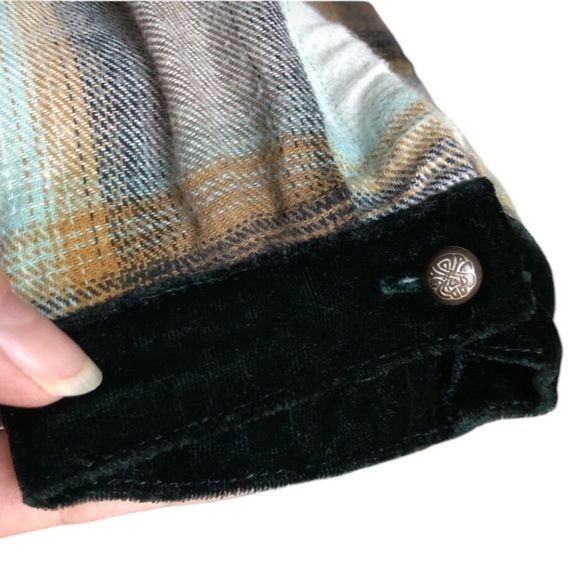 Soft Surroundings Saxon Plaid Tunic Shirt Dress Medium - Picture 15 of 16